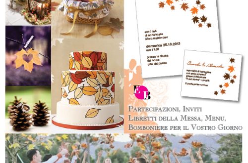 autumn wedding: foglie d'autunno