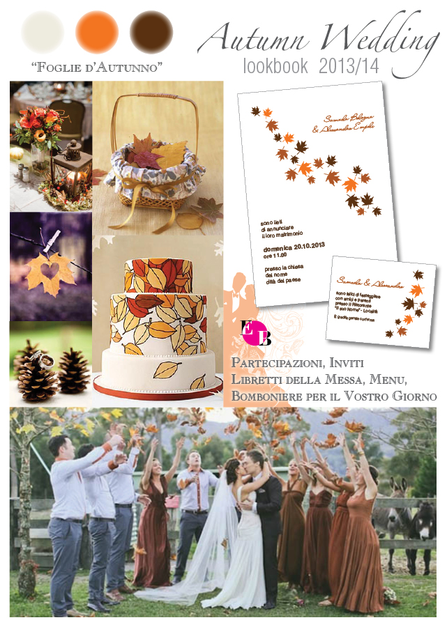 autumn wedding: foglie d'autunno