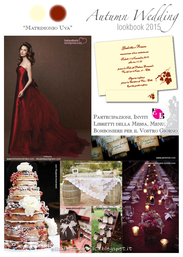 wedding uva elisabetta grafica